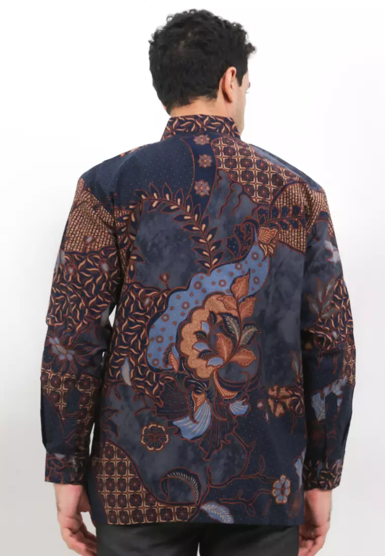 BATIK TALENTA EXCLUSIVE Lengan PANJANG BLUE DENIN PJ