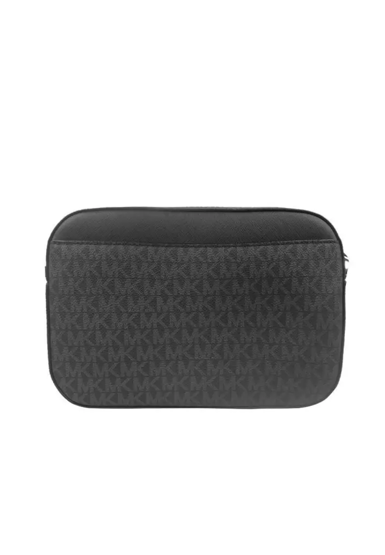 Jet Set Large Logo Crossbody Bag In Black 35S1STTC9B