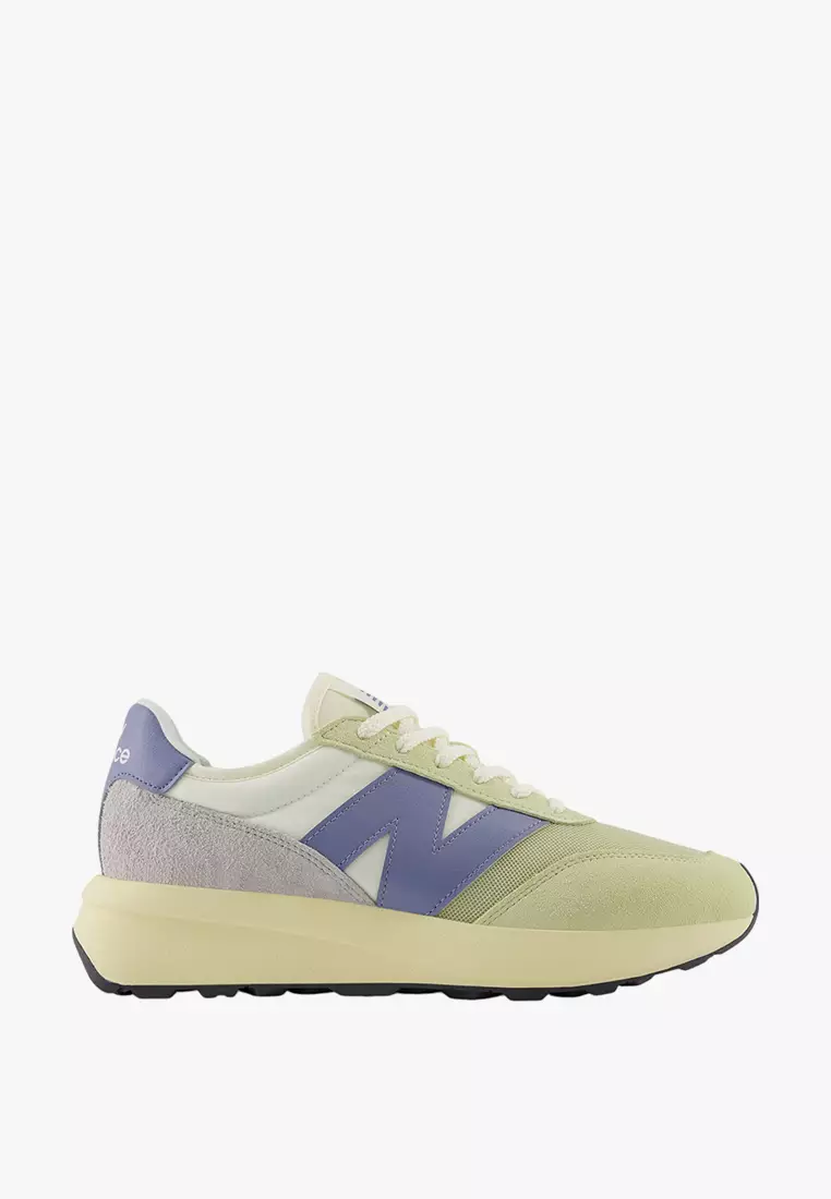 Discount on New Balance  shoes - SKU: New Balance 370 Unisex Sneakers Shoes - Blue/Khaki