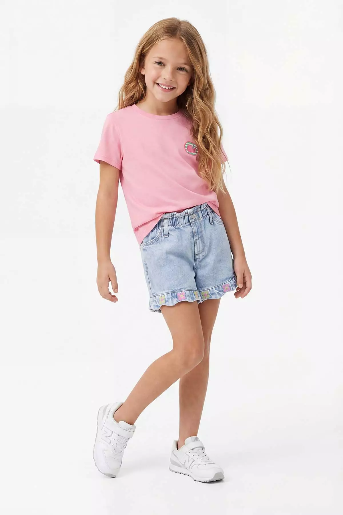 Lilac-Pink Printed Knitted T-Shirt Tkdss26Ts00027