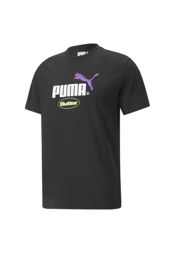 Puma black PUMA x BUTTER GOODS Unisex Graphic Tee 2AF27AAE1A5839GS_1