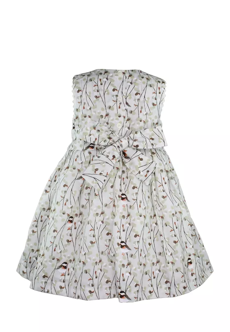 Everly Girls Hand Smocked Dress with Diaper Cover