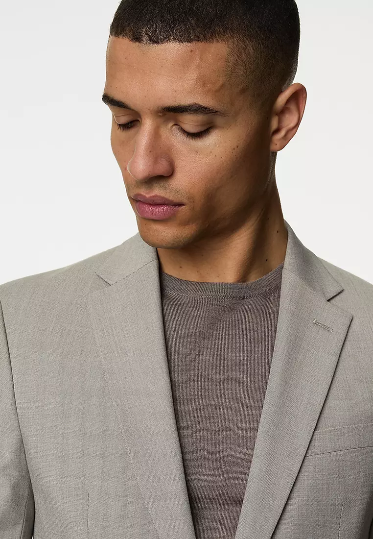 Slim Fit Stretch Suit Jacket