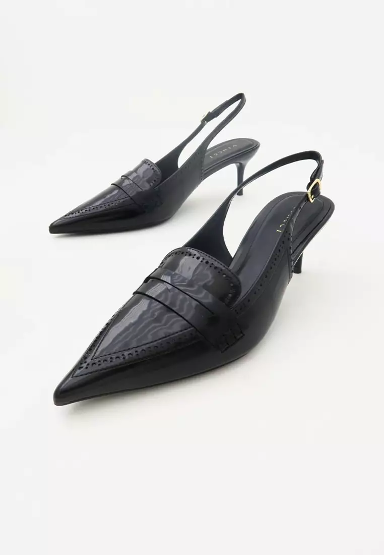 Slingback Heel Mules