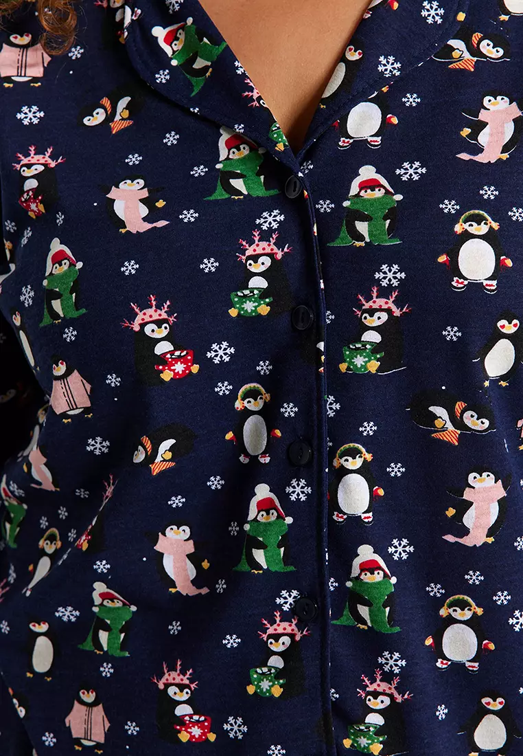 Plus Size Winter Pajamas Set