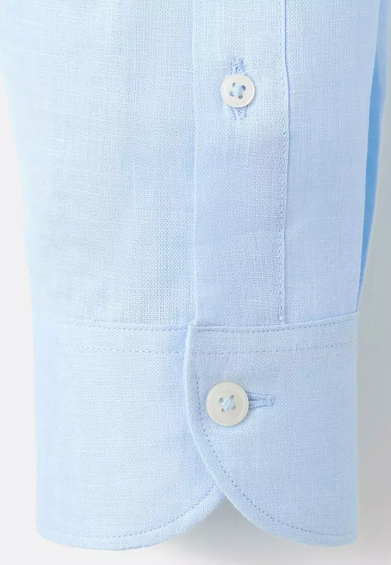 100% Linen Slim-Fit Shirt