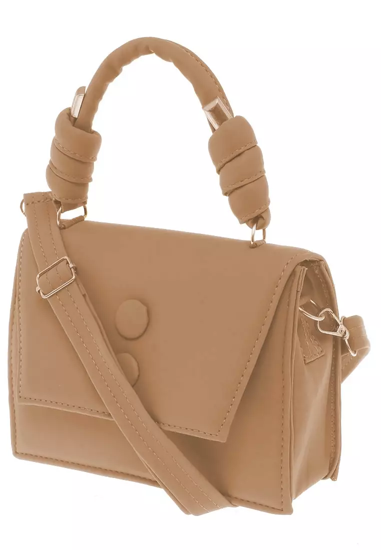 Radia Tas Slempang Wanita Casual Slingbag Plain High Quality Premium - Choco