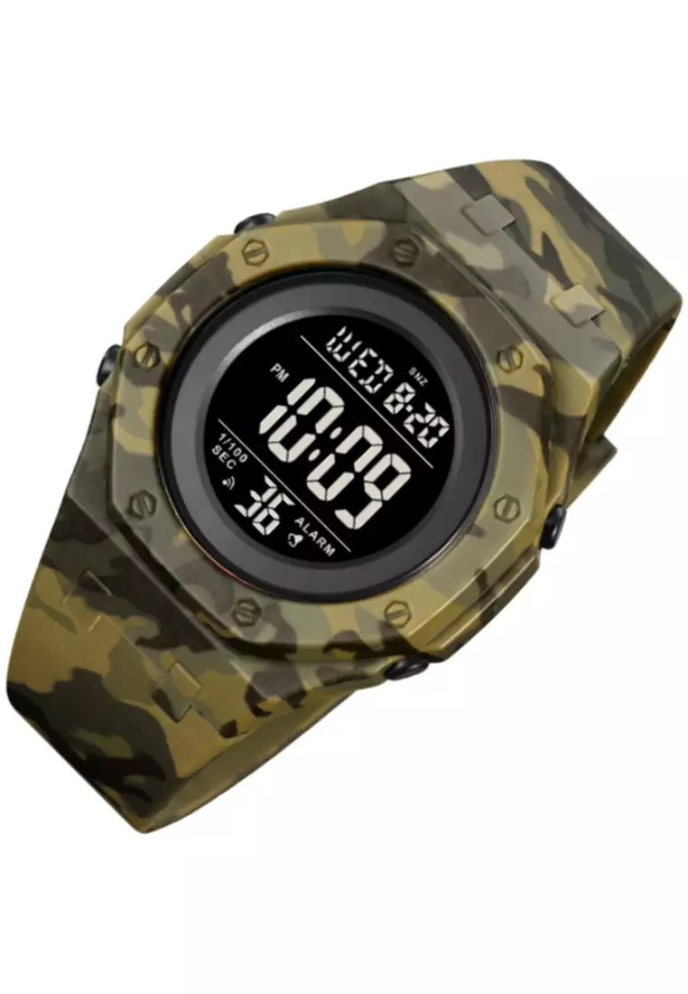 Jam Tangan Digital Pria Waterproof Many Function Strap Tali Material Silicone IR92 ORIGINAL