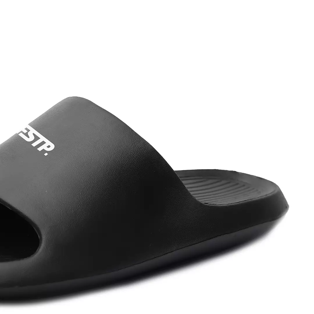 Footstep Footwear Sandal Pria Slide Lucky Black Original Sandal