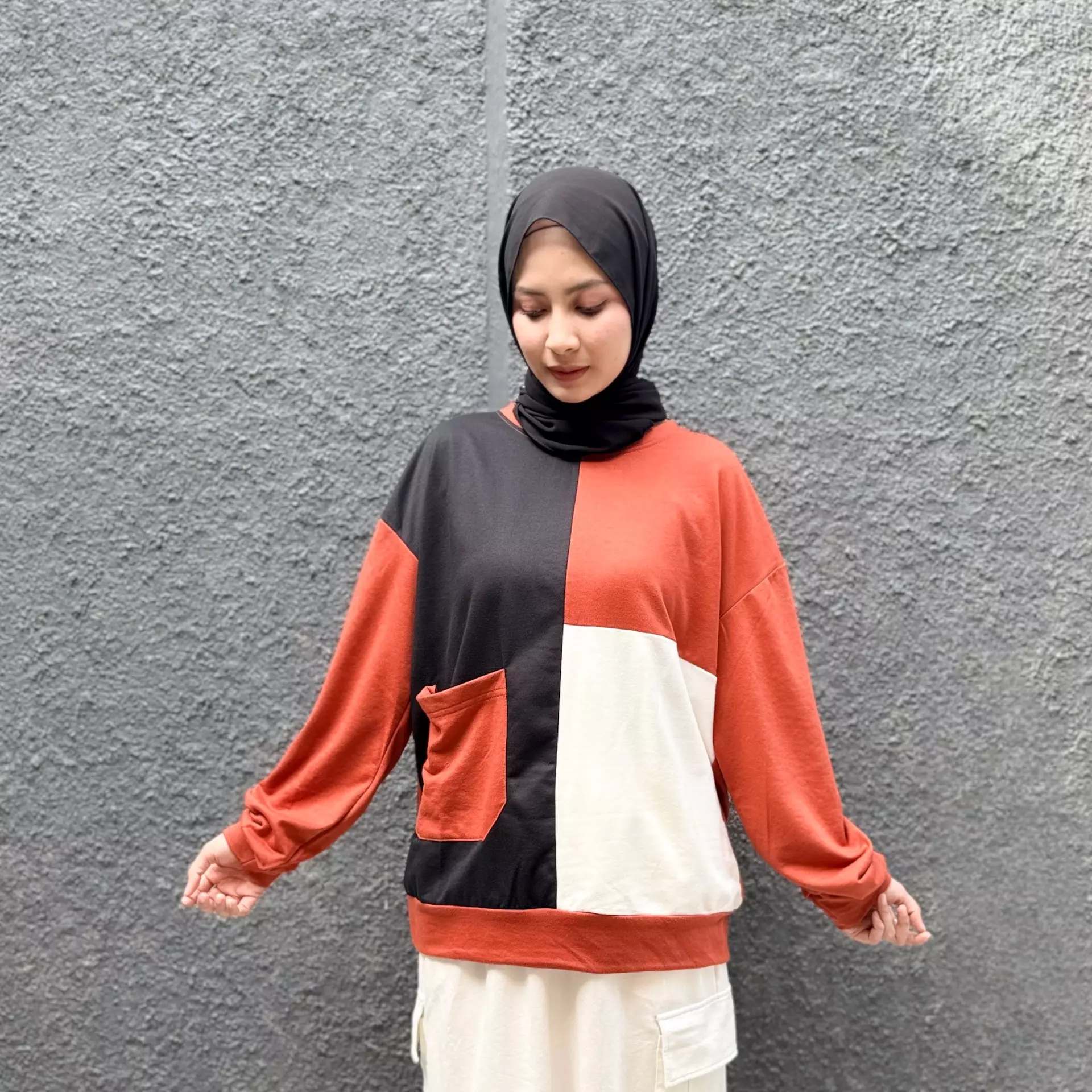 Sweater Monochrome - TERACOTA