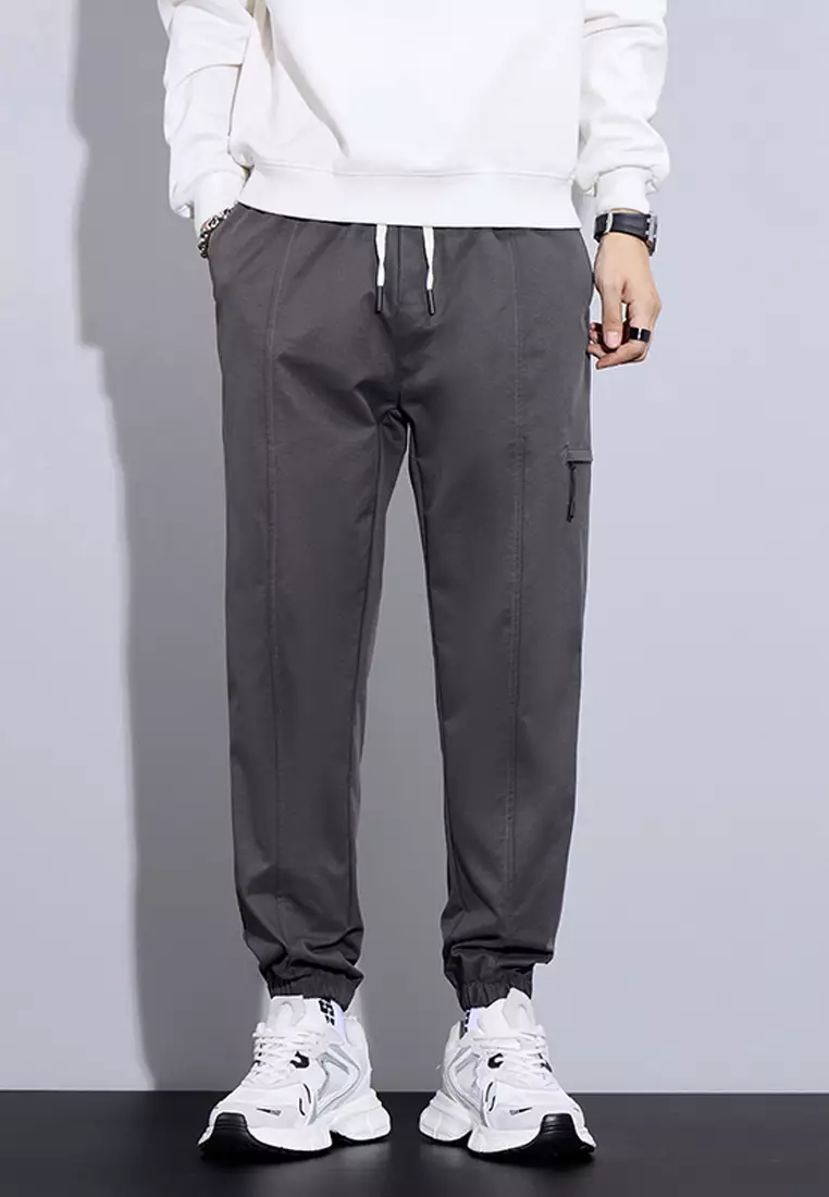 Drawstring Slim Jogger Pants