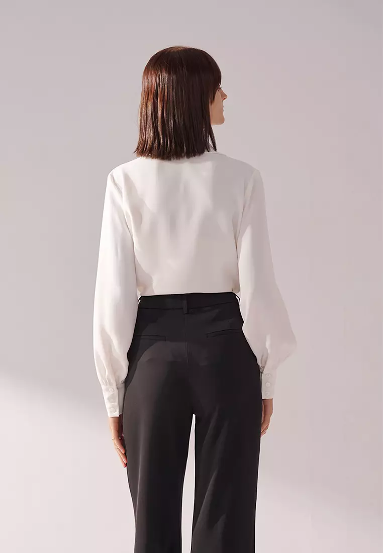 White Button Up Blouse