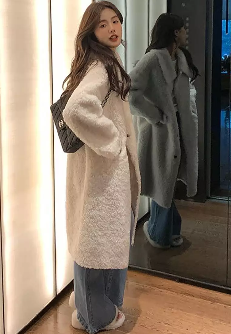 2025 Winter New Korean Style Black Coat CA25102413BK