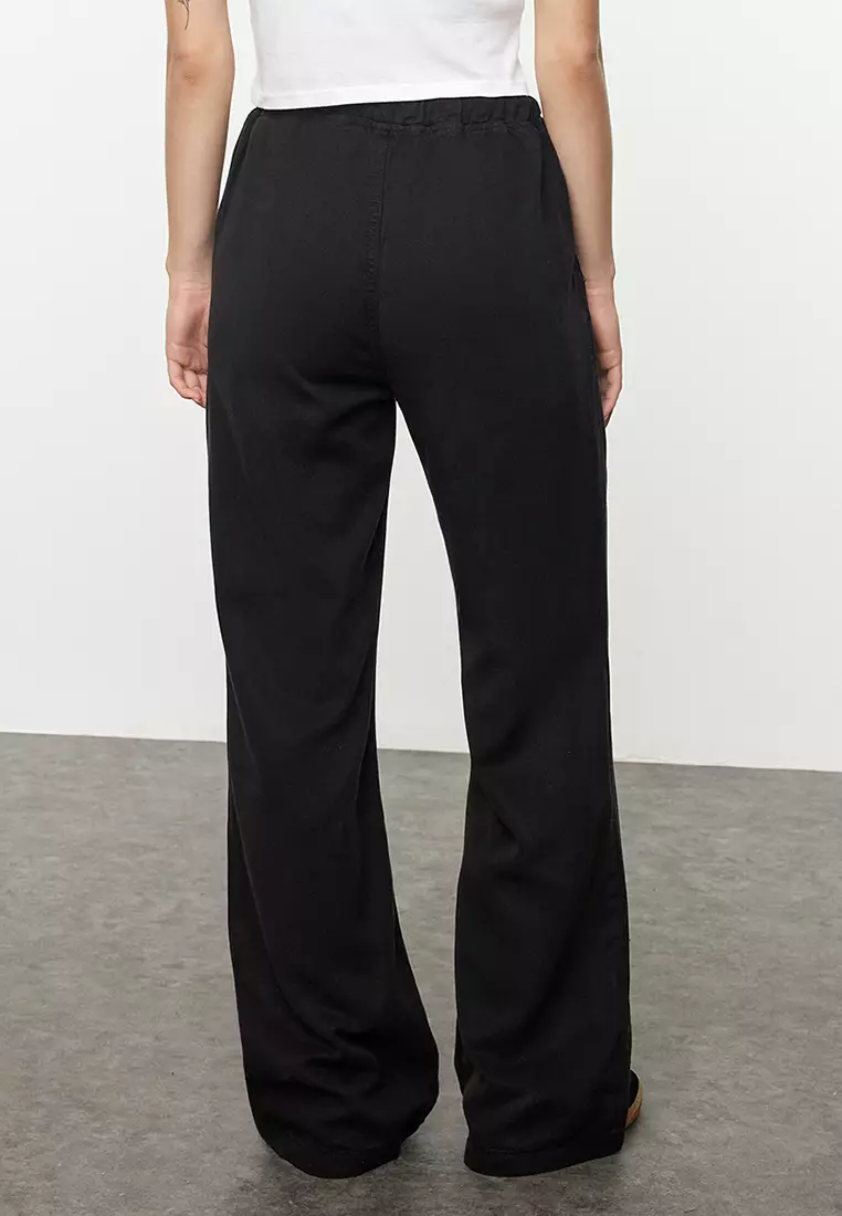 Lyocell High Waist Pants