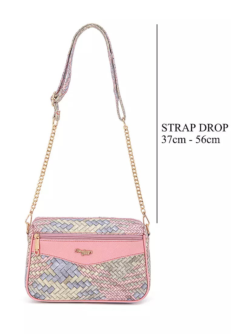 Buy STRAWBERRY QUEEN Strawberry Queen Coco Sling Bag with Gold