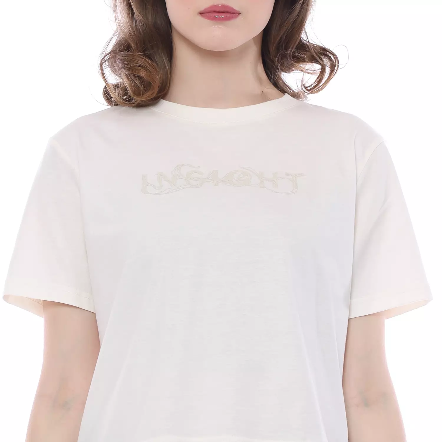 Insight Kaos Lengan Pendek Wanita Swirl Short Tee Planet Surf