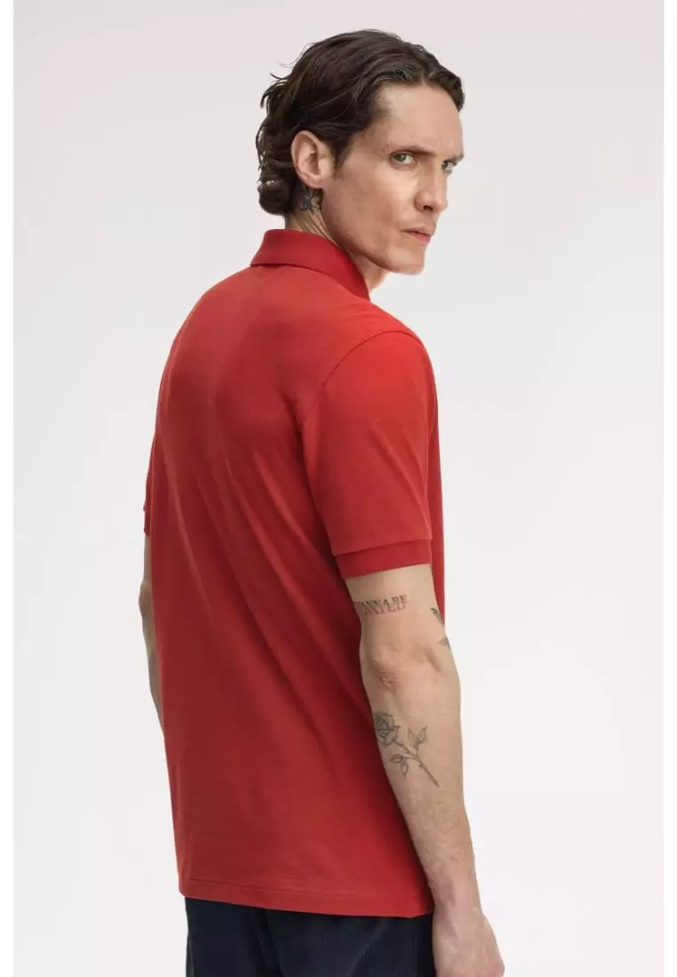 Fred Perry M6000 The Fred Perry Shirt (Burnt Red / Black)