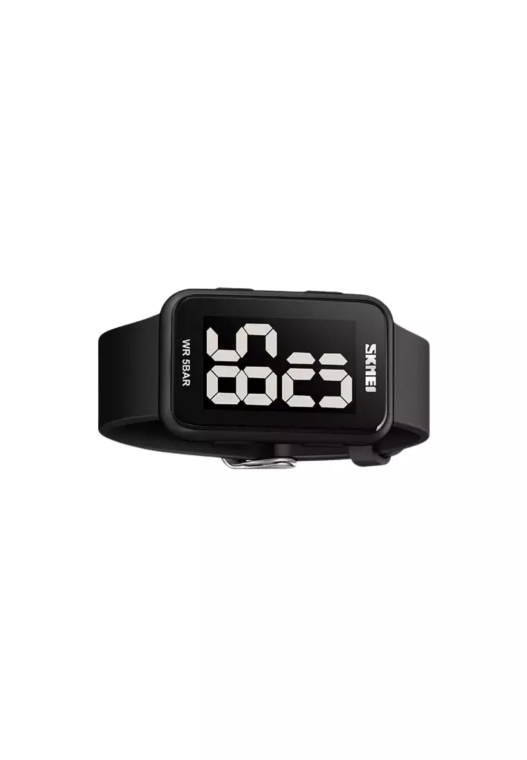 Jam Tangan Digital Pria Sporty Black ORIGINAL