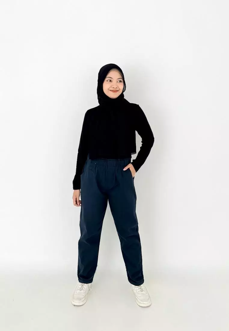 Aulia Twill Pants (Celana Panjang Basic) NAVY