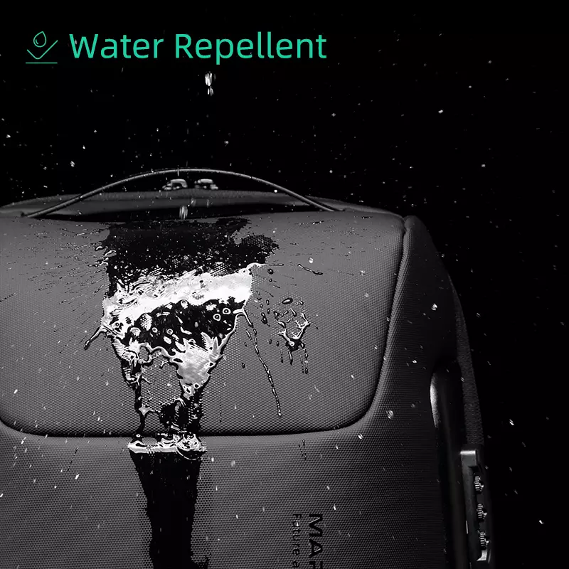 Mark Ryden MR9116 Tas Ransel Backpack Laptop Pria 15.6 Inch USB Lock - BLACK