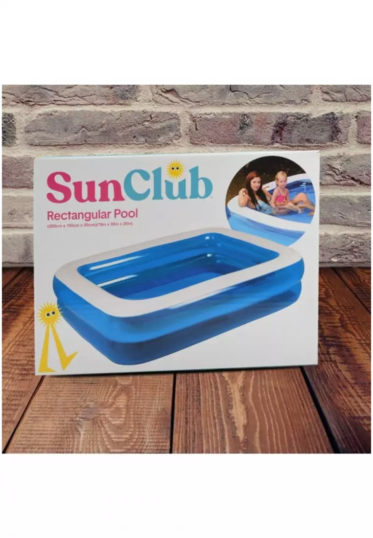 Jilong Giant Rectangular Inflatable Pool 79X59X20inch