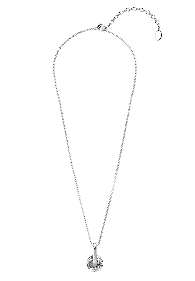 Classy Pendant WG - Kalung Crystal Swarovski by Her Jewellery