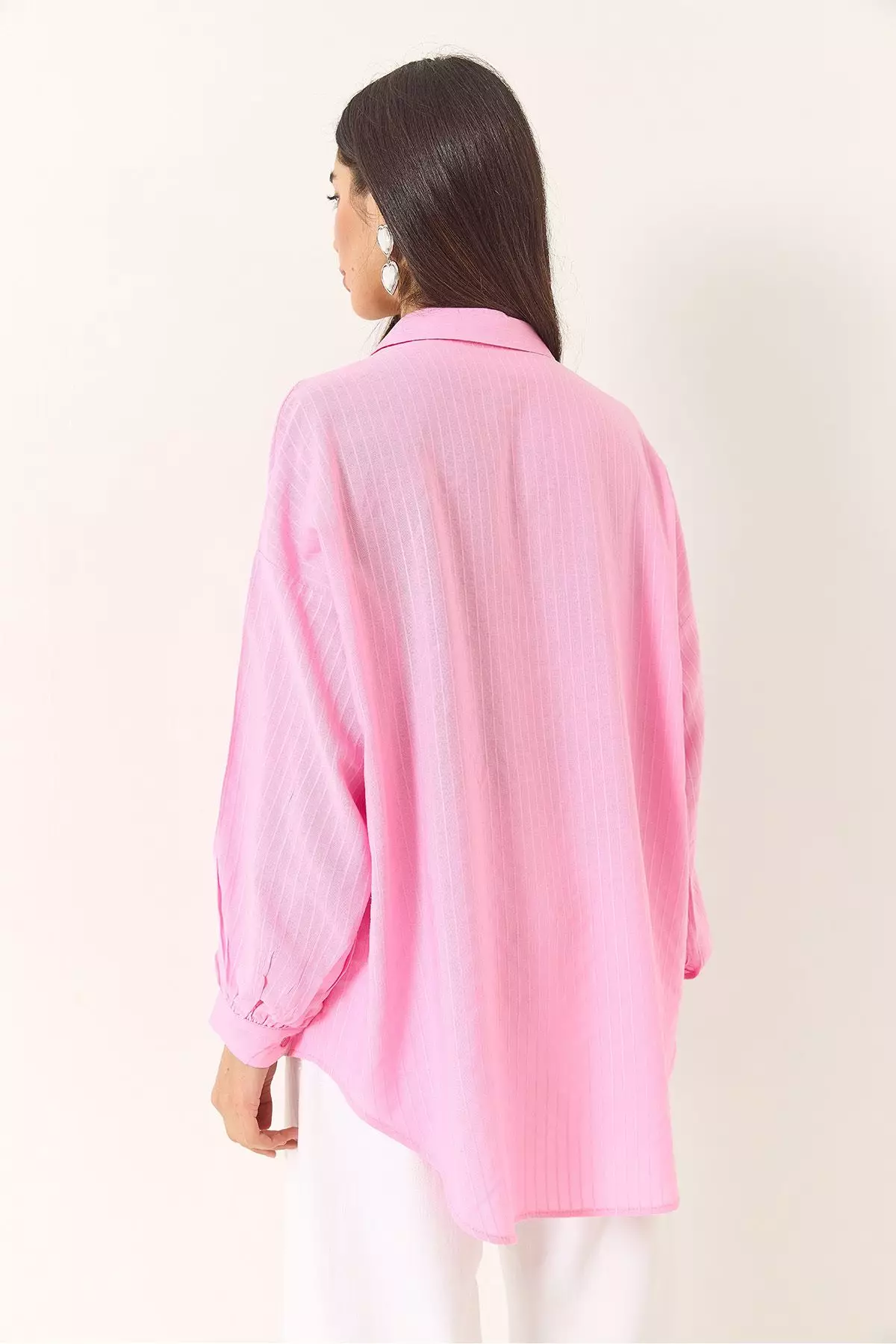 Women's Jacquard Linen Shirt 60171028