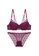 ZITIQUE red Women's European Style Sexy Lace-trimmed Lingerie Set (Bra And Underwear) - Red F9920US7349528GS_1