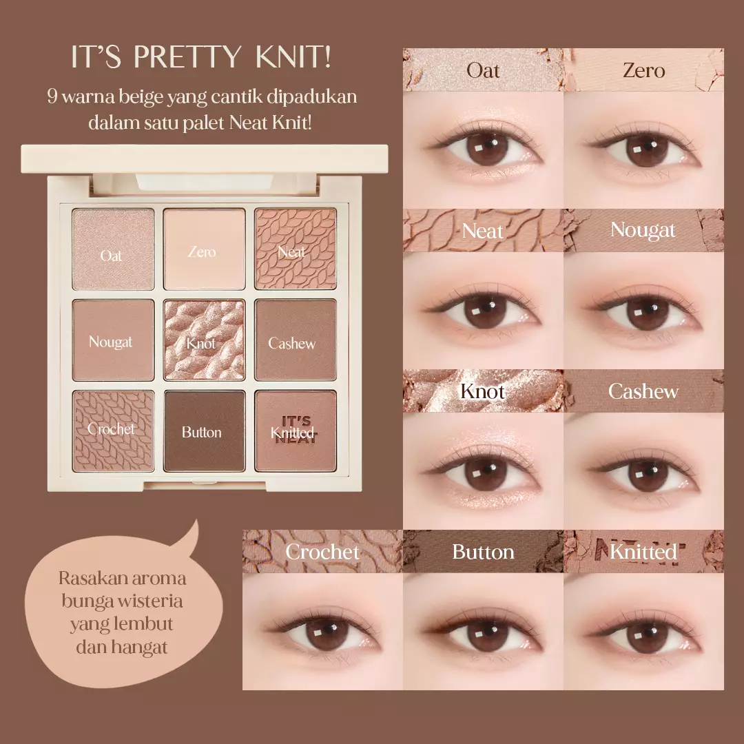 Holika Holika My Fave Mood Eye Palette (It's Neat Collection) | 05 Neat Knit