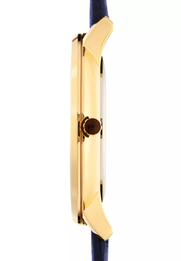 Jam Tangan Wanita Bruno Magli Roma 21-181221-GB Blue Leather Strap