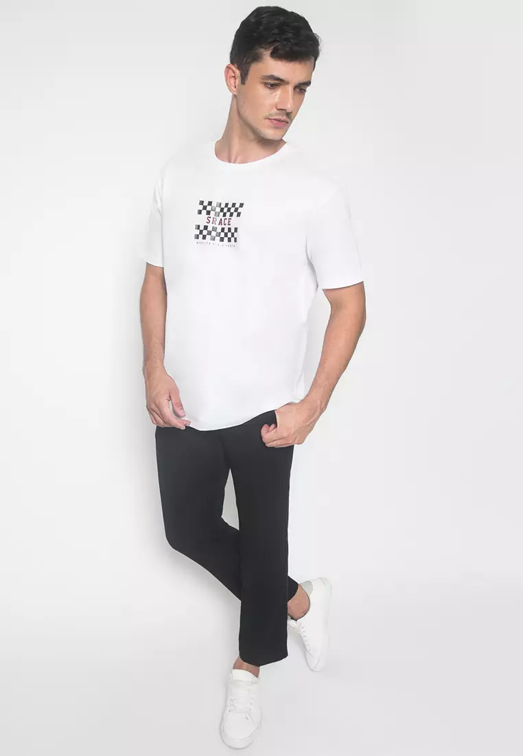 LGS - Celana Panjang Casual Pria Chinos Hitam CCT.500.027.004.C
