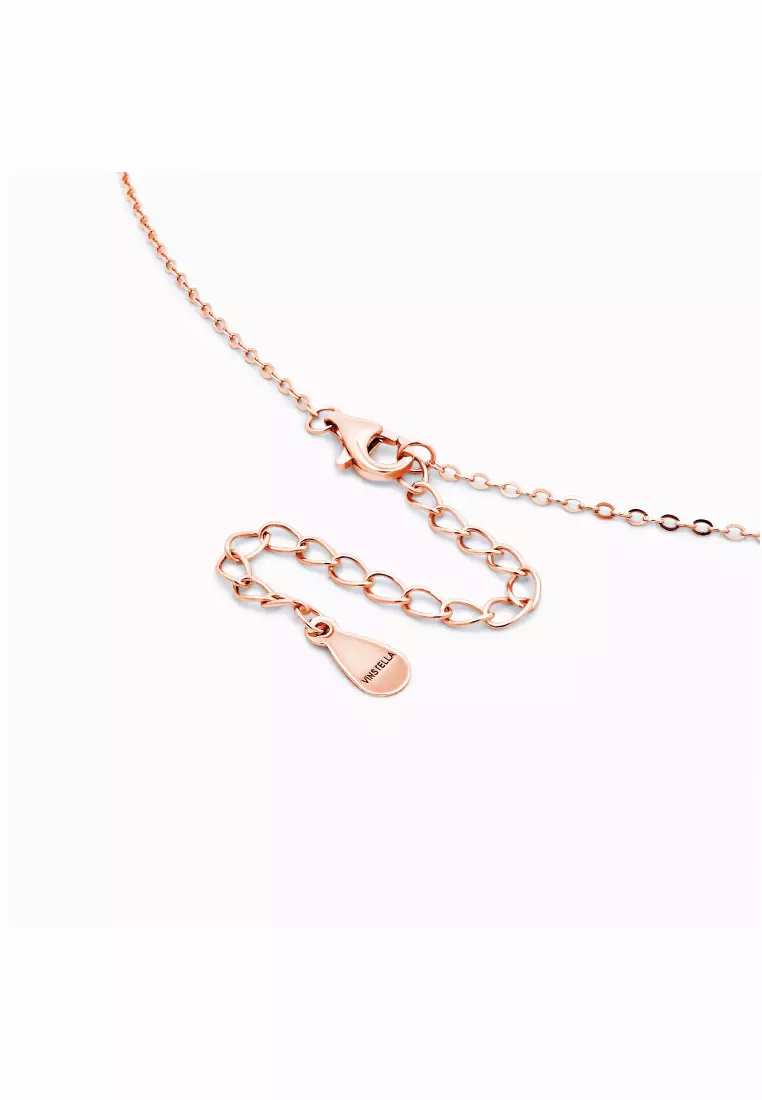 Sanfu Xianglian (三福相连) Hulu Necklace (Rose Gold)