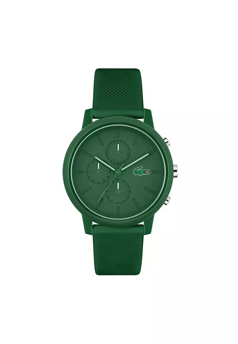 Men's 12.12, Green Silicone Analog Watch LAW-2011245