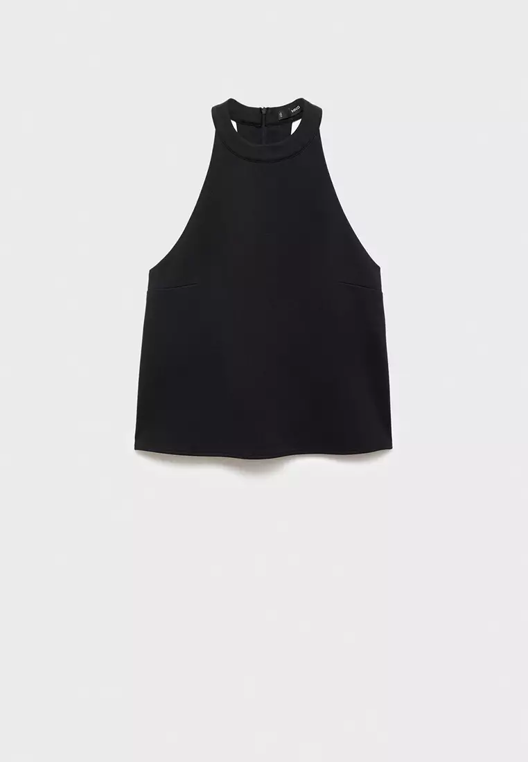 Halter Top With Low-Cut Back