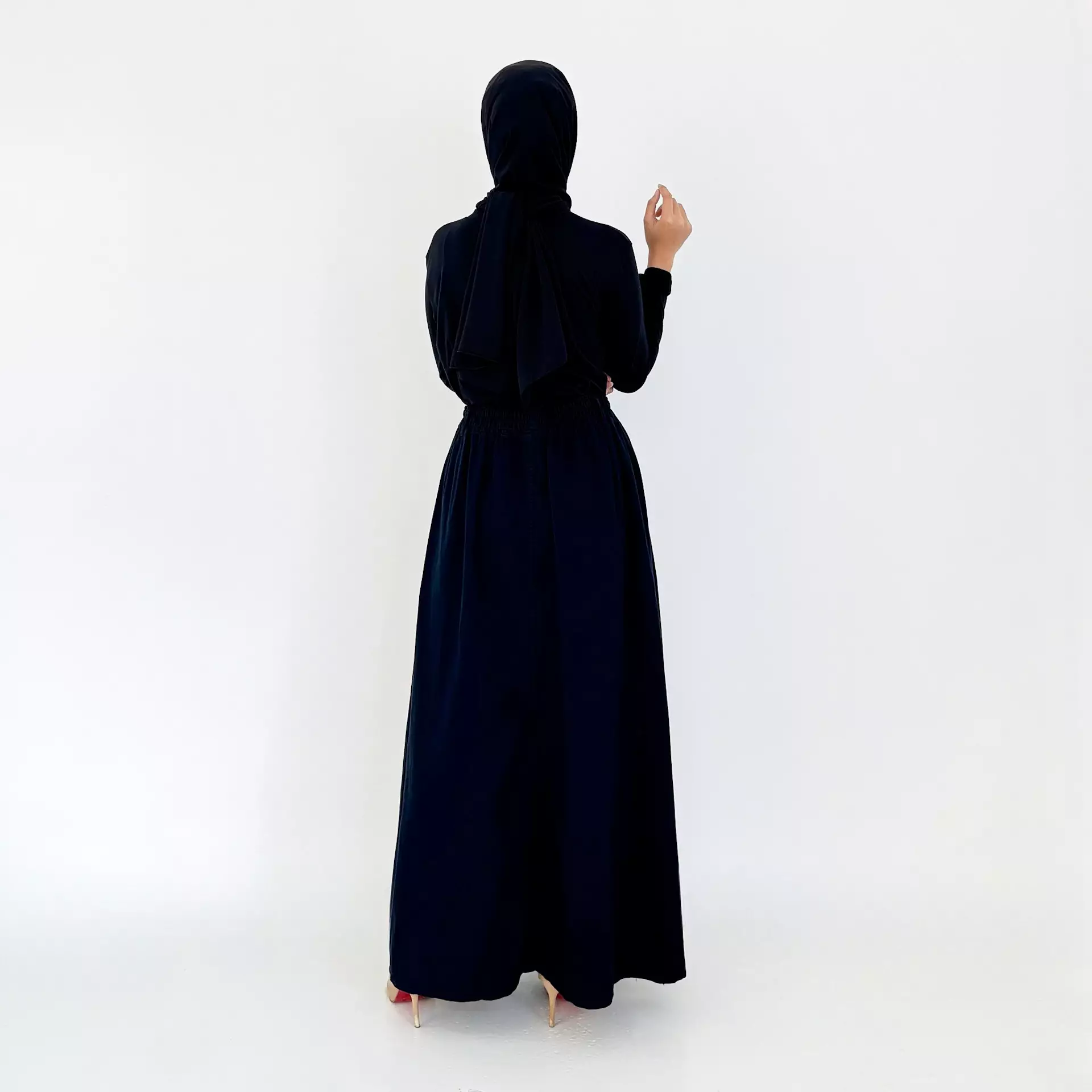 Tania Denim Skirt (Rok Jeans A-Line) HITAM