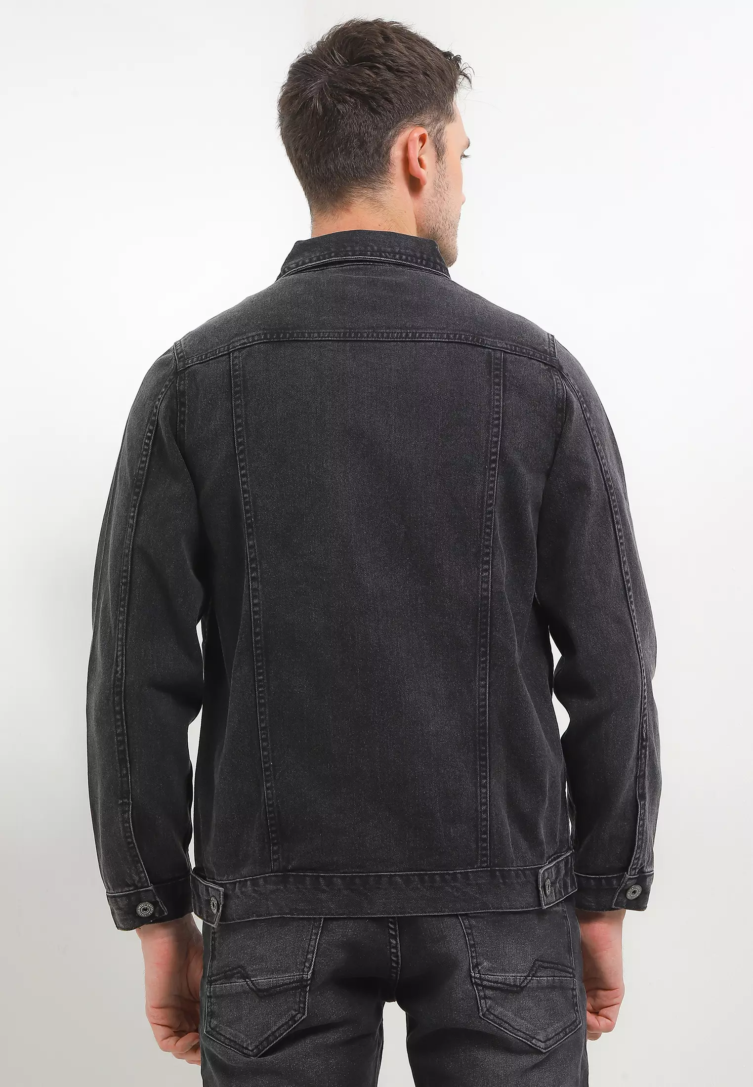 Cressida Denim Jeans Jacket L162A - Grey