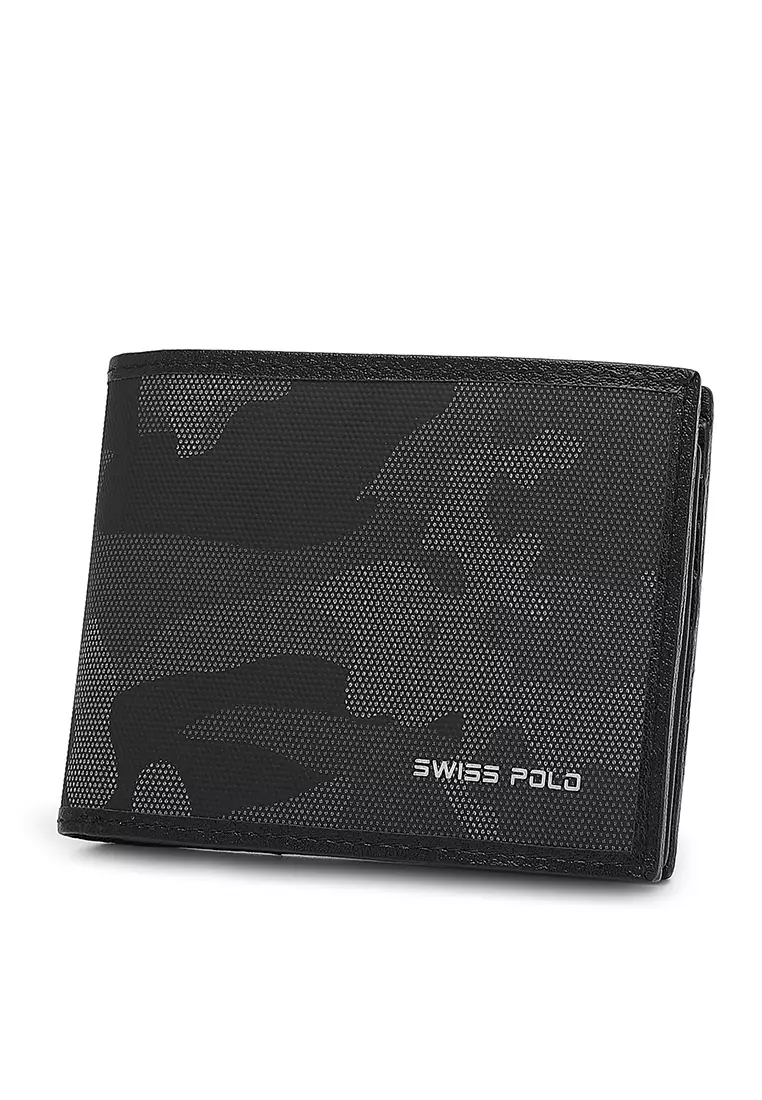 Gift Set - RFID Wallet + 40mm Automatic Buckle Belt (Set Hadiah - Dompet RFID Pria & Sabuk Otomatis Belt Pria) - Hitam