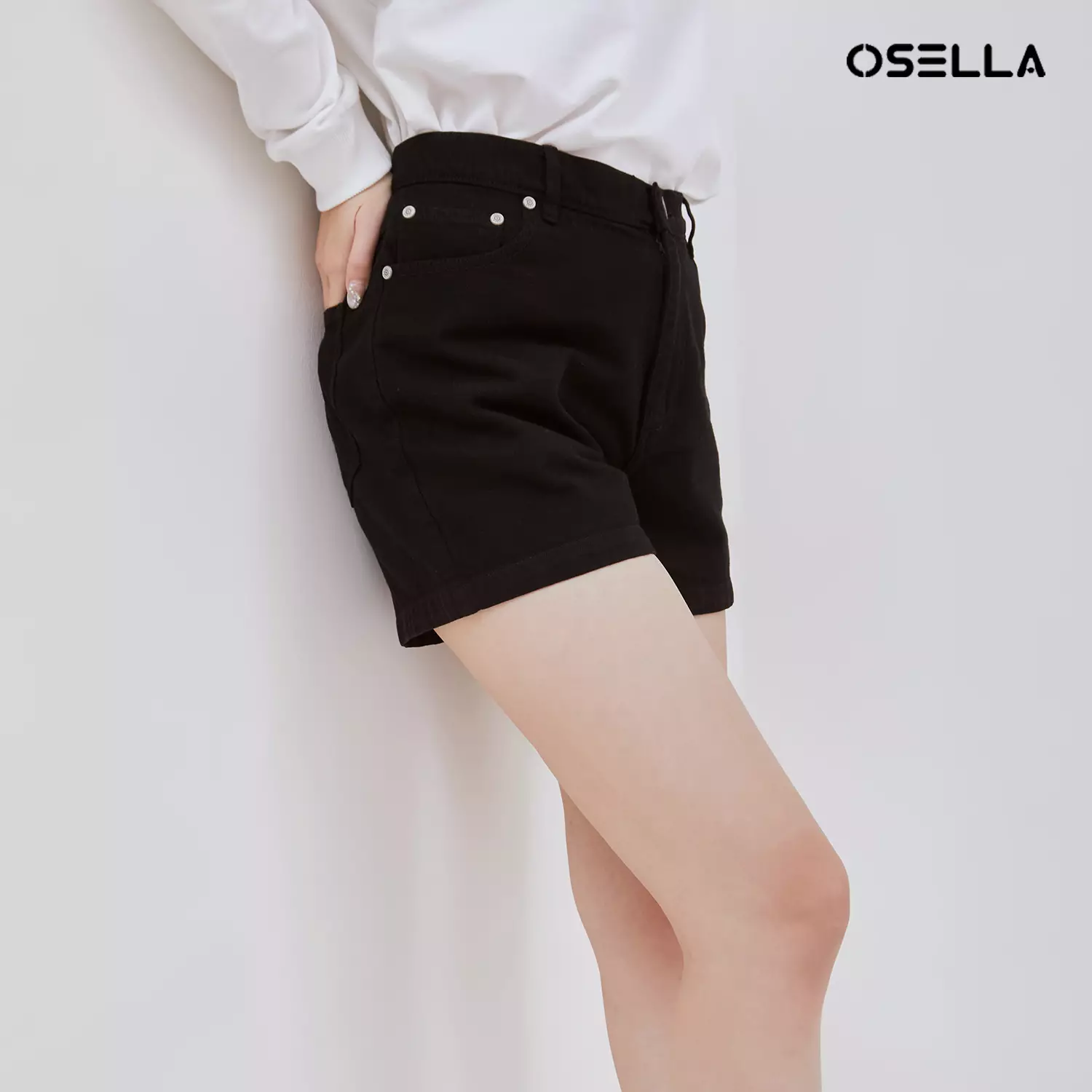 [NEW] Osella Lessie Short Pants In Black 2186400243 | Celana Pendek Wanita
