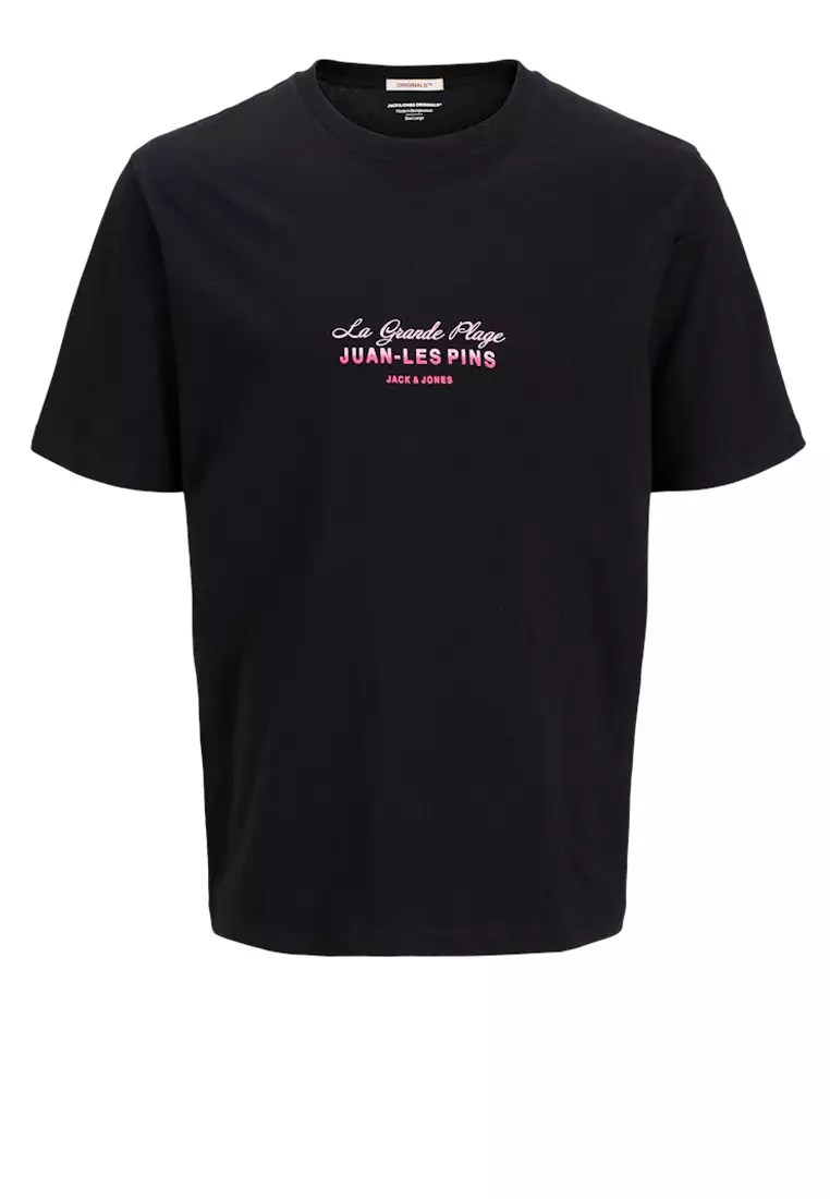 Short Sleeves Chest Crew Neck Tee