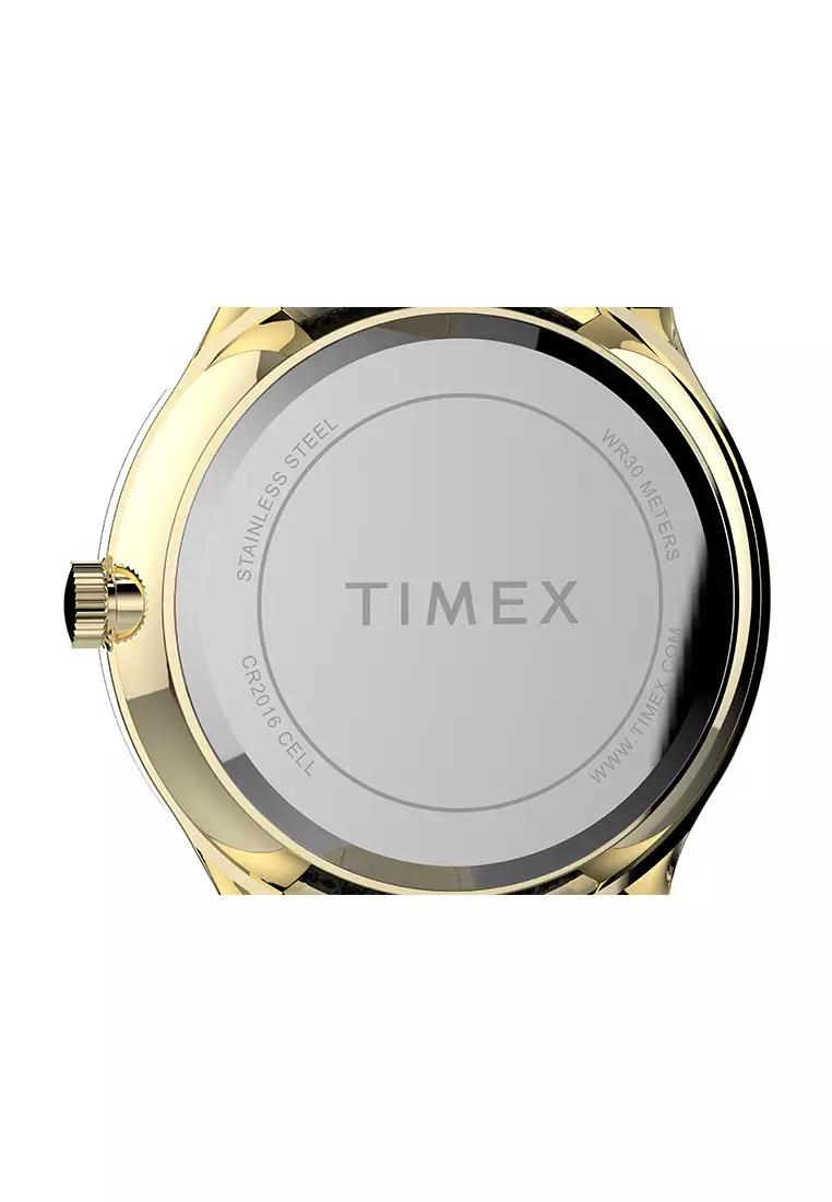 Timex Modern Easy Reader 40mm - Gold-Tone Case, Black Strap (TW2T71700)