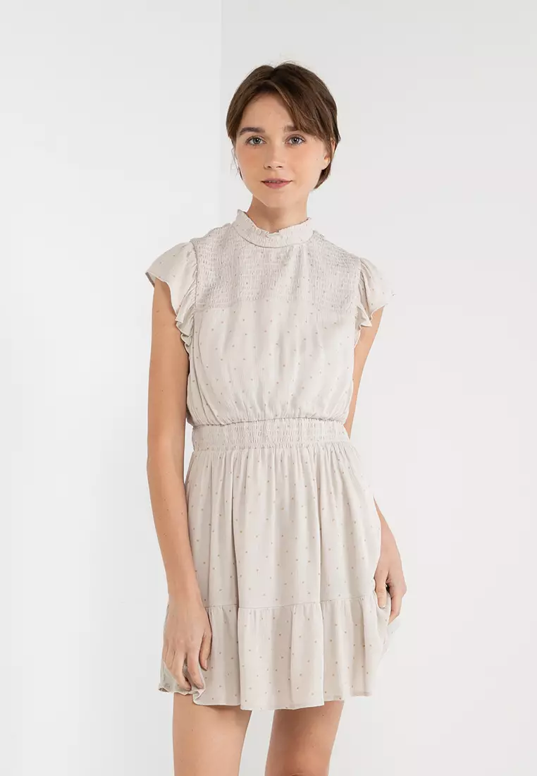 Buy Cotton On Sofia High Neck Ruffle Mini Dress 2025 Online