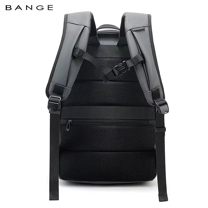 BANGE Tas Ransel pria Laptop Kerja Backpack Pria 15.6 Inch BG7822-Grey