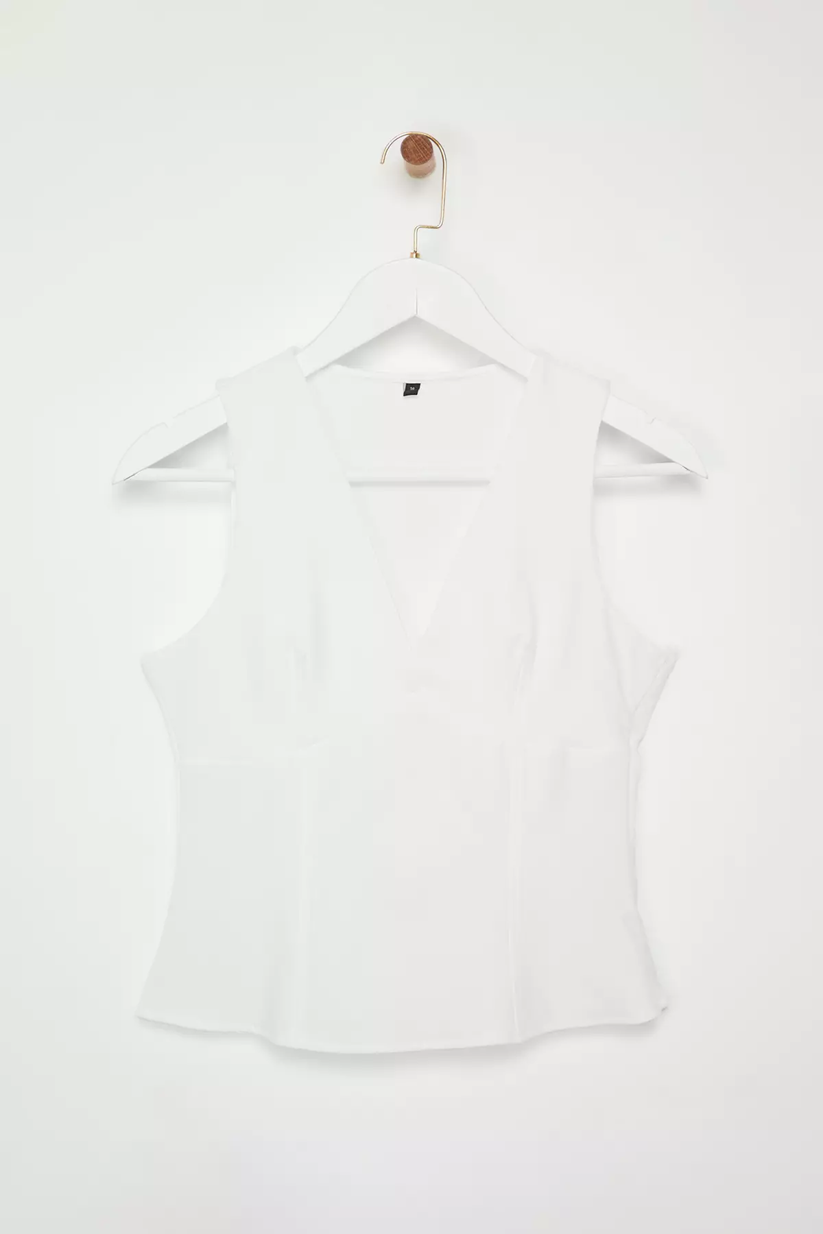 V-Neck Slim Fit Blouse