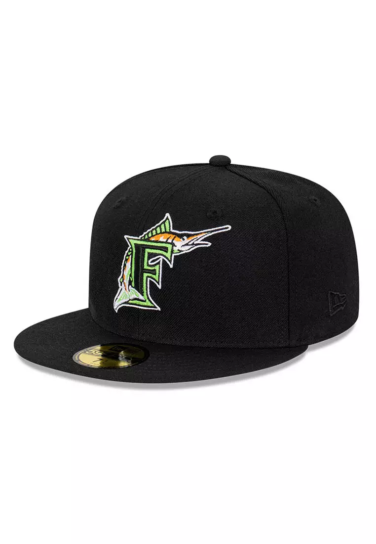 Buy New Era Florida Marlins MLB All Sorts Black 59FIFTY Fitted Cap