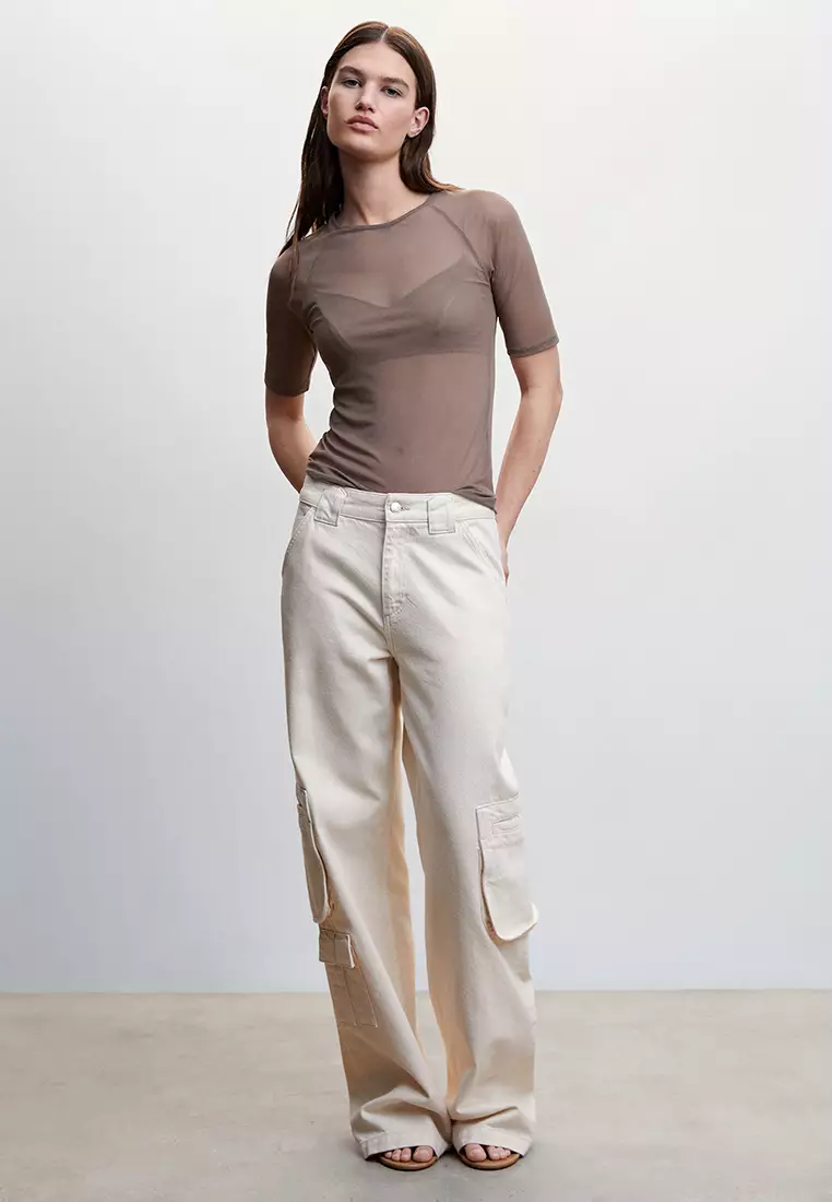 Semi-Transparent Bra Top