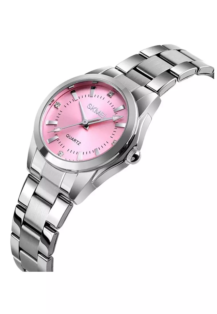 Jam Tangan Analog Wanita Water Resistant 30m Strap Tali Material Stainless Steel LE47 ORIGINAL