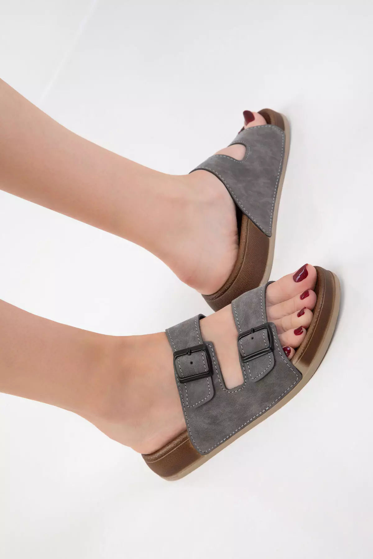 Gray Unisex Slippers 20723