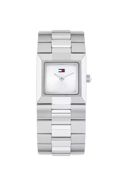 Women's Stainless Steel Bracelet and Silver Dial Quartz TH1782786