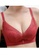 ZITIQUE red Non-wire Latex Adjustable Sexy Bra-Red 1BD7AUSA11C431GS_2