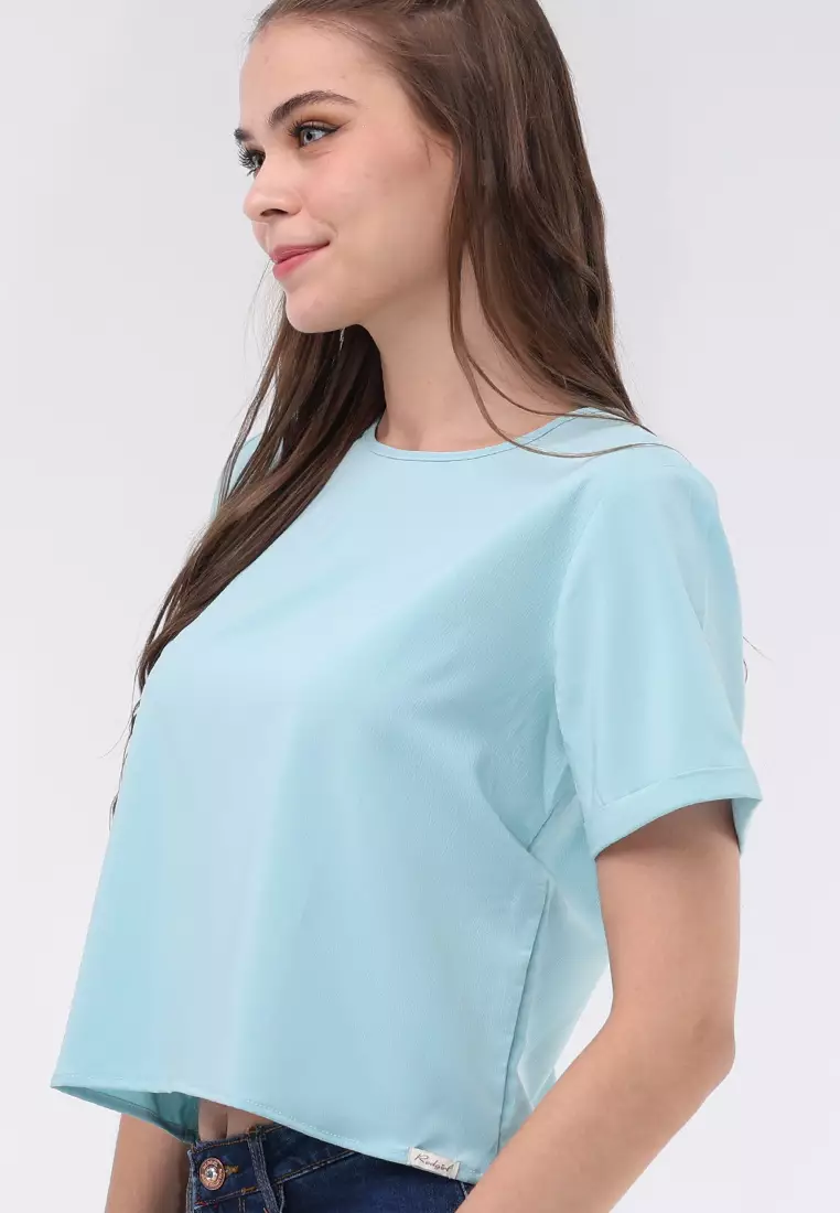 Short Sleeves Roundneck Blouse